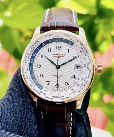 Đồng Hồ Longines Master Collection Worldtimer 18k Rose Gold L26318703 Cũ