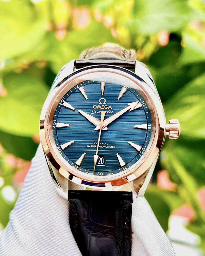 Đồng Hồ Omega Aqua Terra Seamaster Co-Axial Blue 220.23.38.20.03.001 Cũ