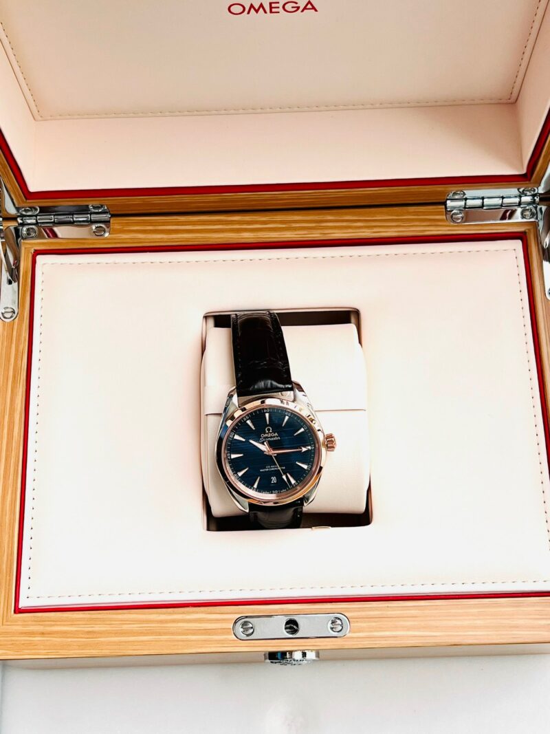 Đồng Hồ Omega Aqua Terra Seamaster Co-Axial Blue 220.23.38.20.03.001 Cũ