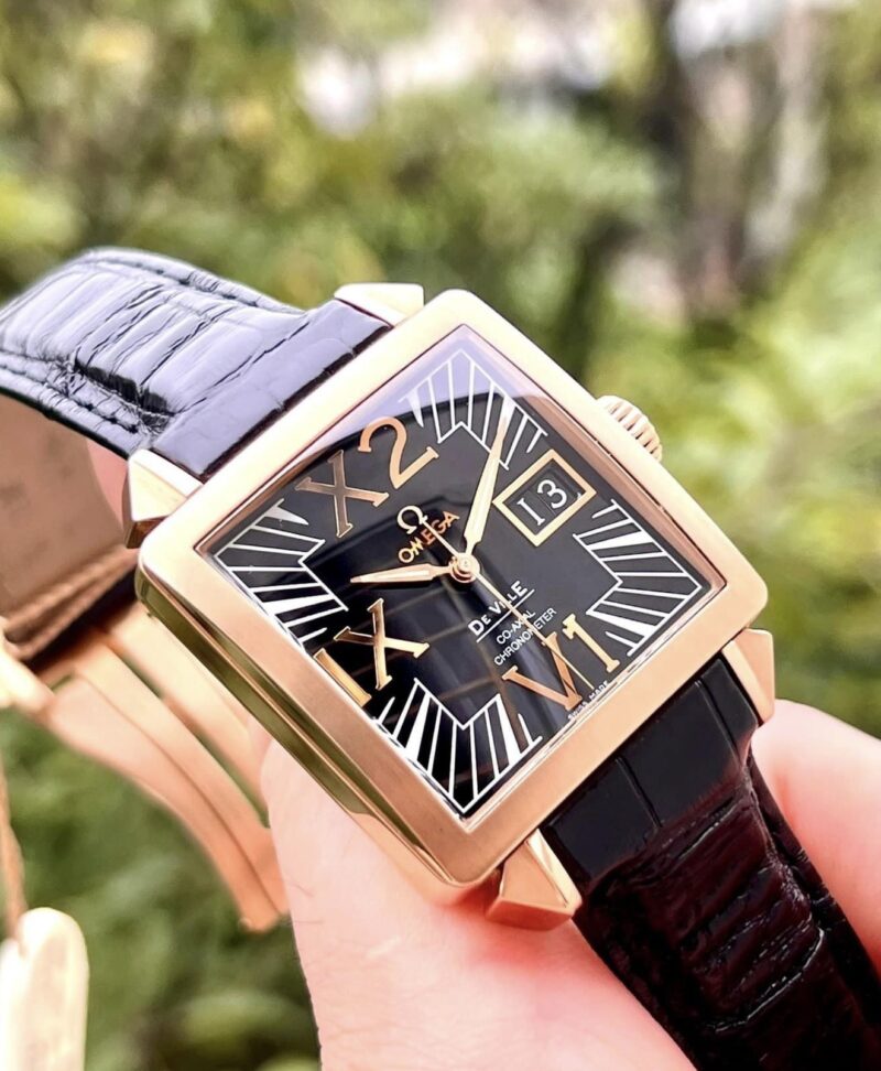 Đồng Hồ Omega Deville X2 Co-Axial Big Date Chronometer 7713.35.01 Cũ