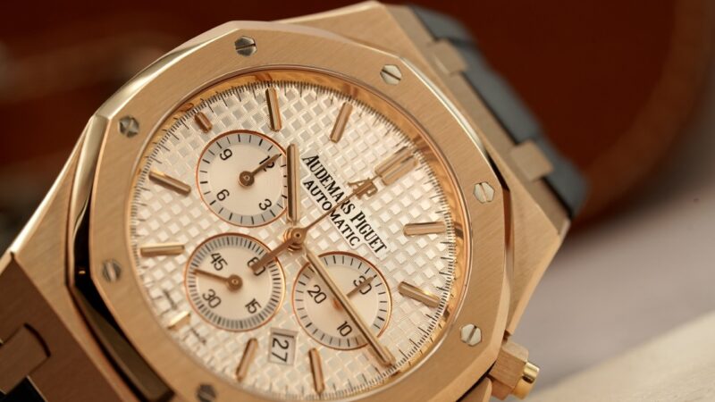 Đồng Hồ Audemars Piguet Royal Oak Chronograph 18k Rose Gold 26320OR.OO.D088CR.01 Cũ