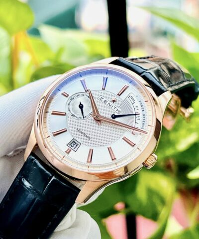 Đồng Hồ ZENITH CAPTAIN POWER RESERVE 18kAu750 ROSE GOLD 18.2121.685/01.C498 Cũ