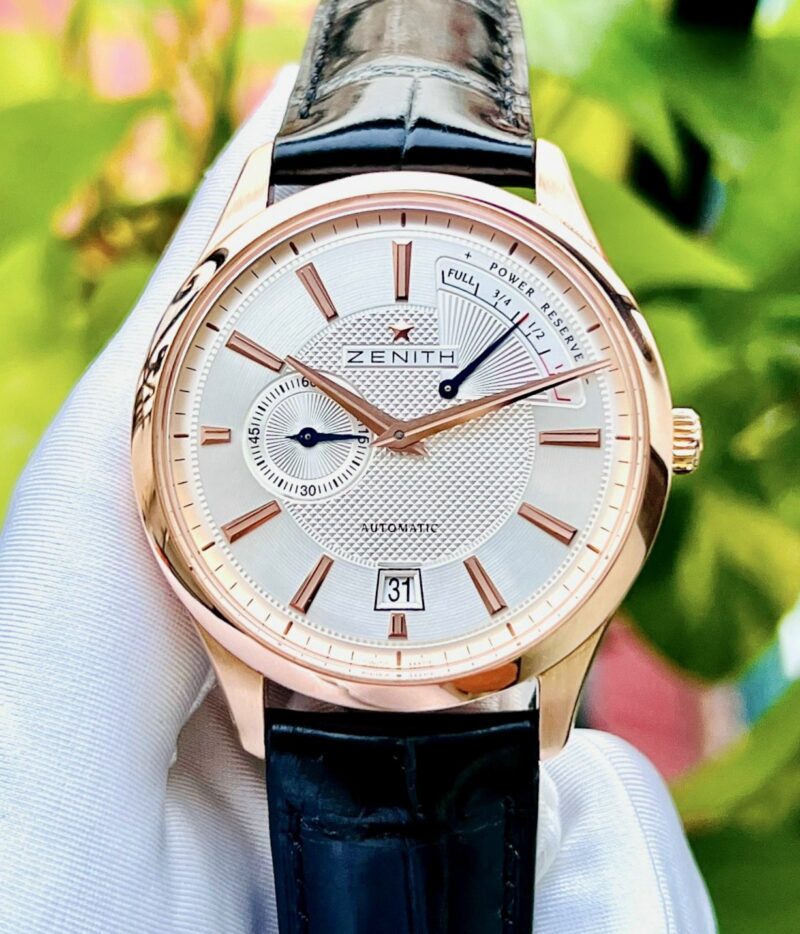 Đồng Hồ ZENITH CAPTAIN POWER RESERVE 18kAu750 ROSE GOLD 18.2121.685/01.C498 Cũ