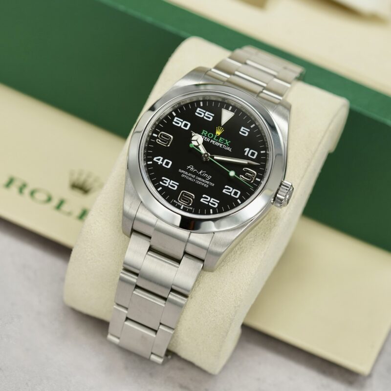 Đồng Hồ Rolex Airking Stainless Steel Black Dial 116900 Cũ