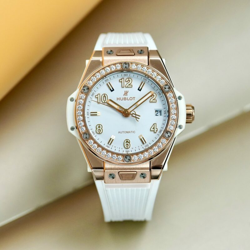 Đồng Hồ Hublot Big Bang One Click King Gold White Diamonds 465.OE.2080.RW.1204 Cũ