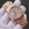 Đồng Hồ Rolex Day Date 36 118235 Mặt Số Tia Hồng 18k Rose Gold Cũ