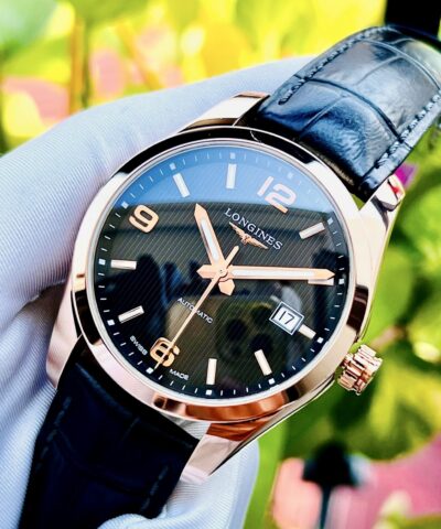 Đồng Hồ Longines Conquest Classic L2.785.8.56.3 Rose Gold 18k Cũ