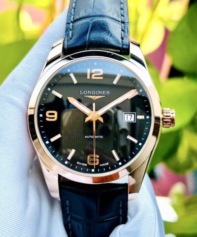 Đồng Hồ Longines Conquest Classic L2.785.8.56.3 Rose Gold 18k Cũ