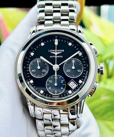 Đồng Hồ Longines Flagship Chronograph Diamond - L4.803.4 Cũ