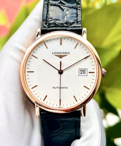 Đồng Hồ Longines Elegant Automatic L4.787.8.11.4 vàng hồng 18k  Cũ