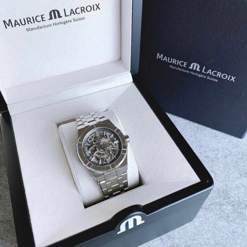 Đồng Hồ Maurice Lacroix Aikon Skeleton AI6007-SS002-030-1 Cũ