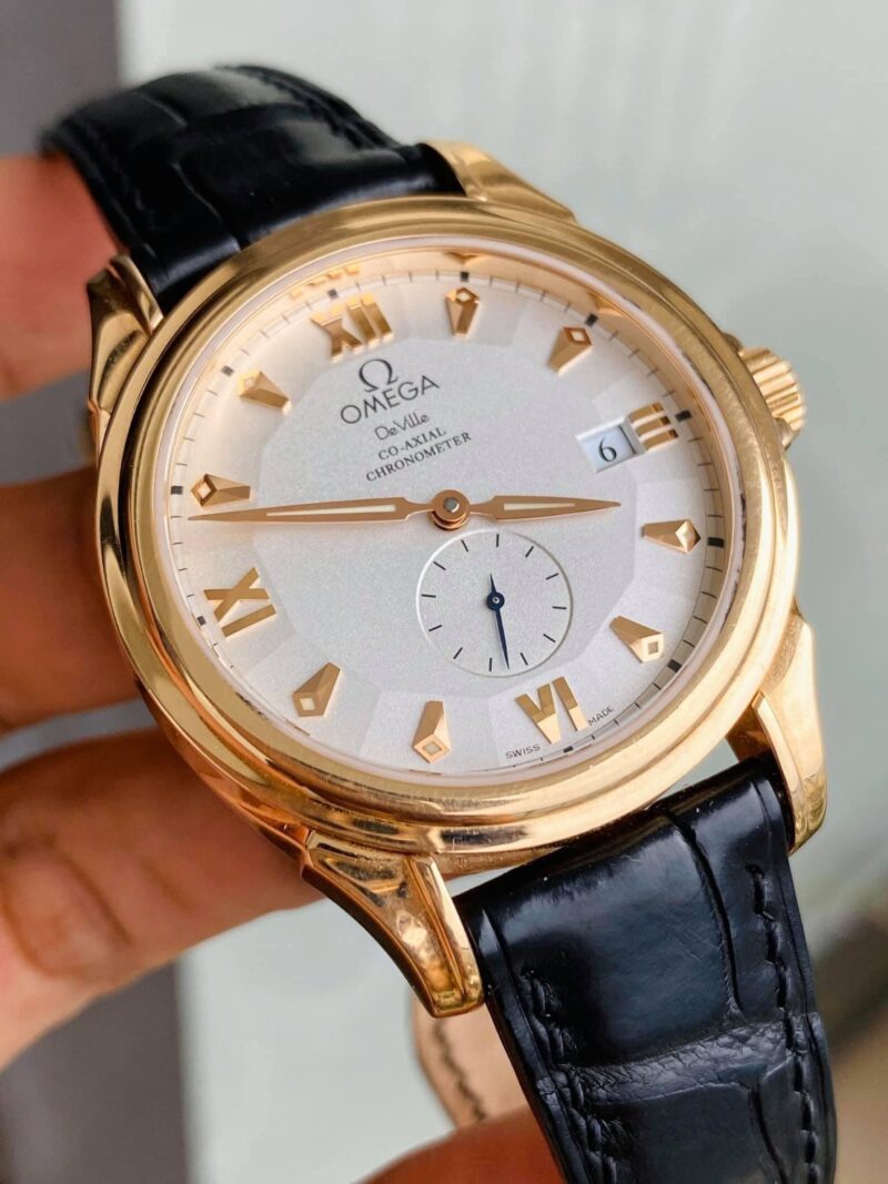 Đồng Hồ Omega De Ville Co-Axial Chronometer Limited Edition 699 18k Rose Gold 4646.30.32 Cũ