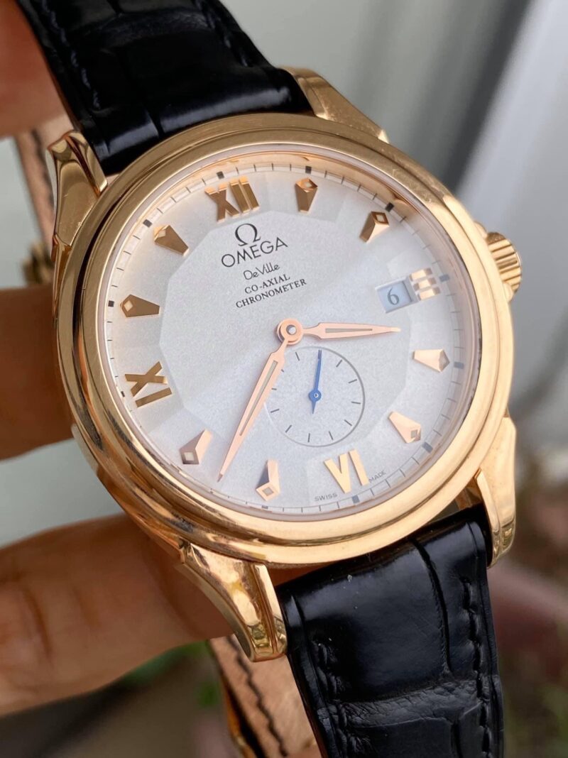 Đồng Hồ Omega De Ville Co-Axial Chronometer Limited Edition 699 18k Rose Gold 4646.30.32 Cũ