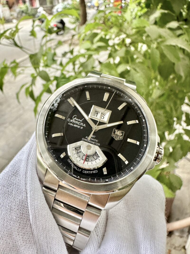 Đồng Hồ Tag Heuer Grand Carrera WAV5111.BA0901 Calibre 8 RS GMT Cũ