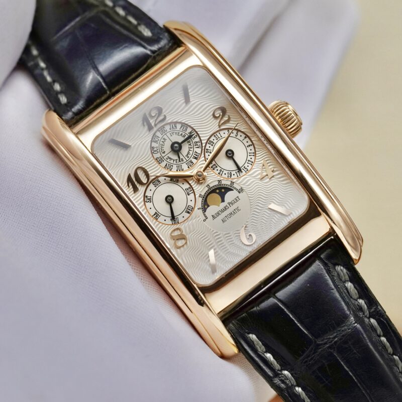 Đồng Hồ Audemars Piguet Moonphase 18k Rose Gold Perpetual Calendar 25911or.oo.d002cr.01 Cũ