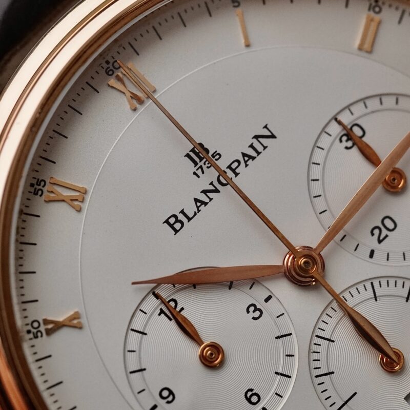 Đồng Hồ Blancpain Villeret Single Pusher Chronograph 6185-3642-55b Cũ