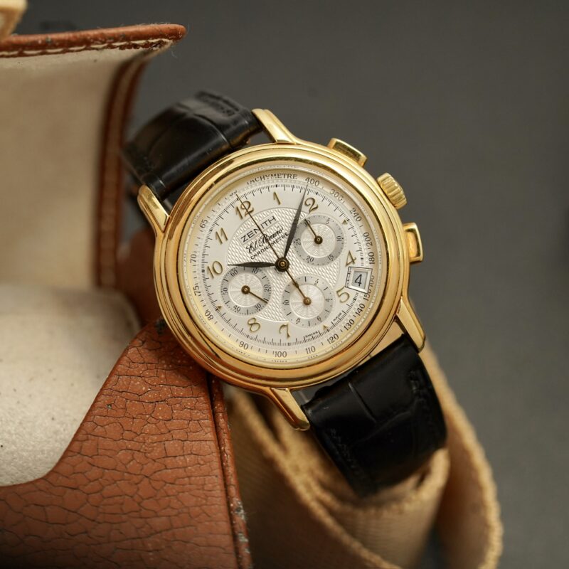 Đồng Hồ Zenith Chronograph 18k Gold Limited Cũ