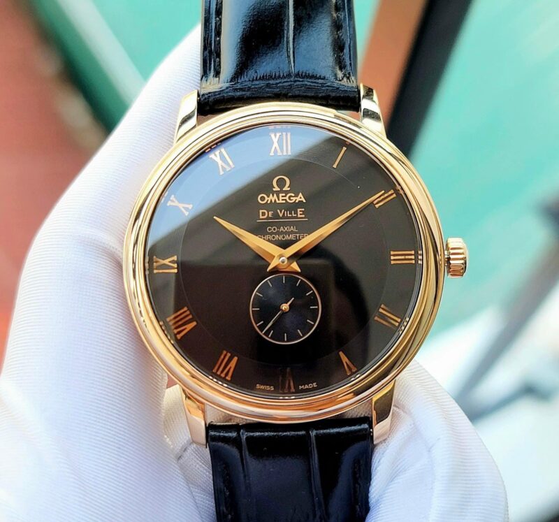 Đồng Hồ Omega Deville Prestige Men's Watch 4614.20.01 Cũ