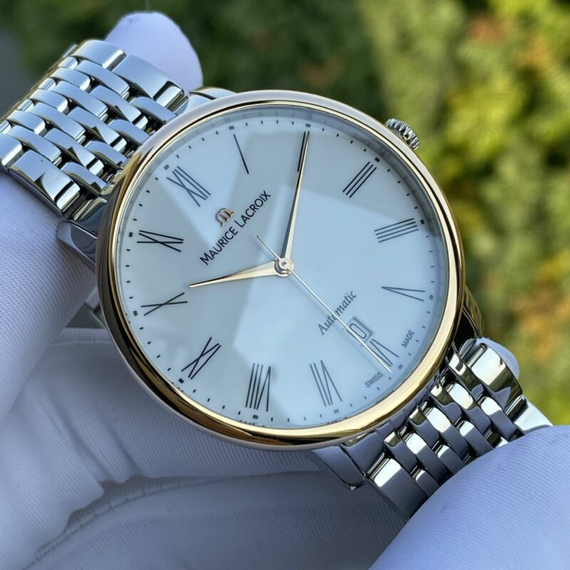 Đồng Hồ MAURICE LACROIX LES CLASSIQUES 18K GOLD LC6067-PS102-110-1 Cũ