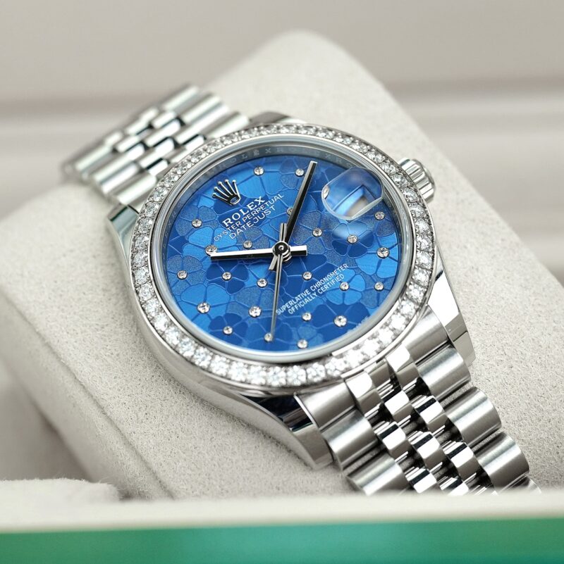 Đồng Hồ Rolex Datejust 31 278384RBR-0040 Blue Floral Cũ