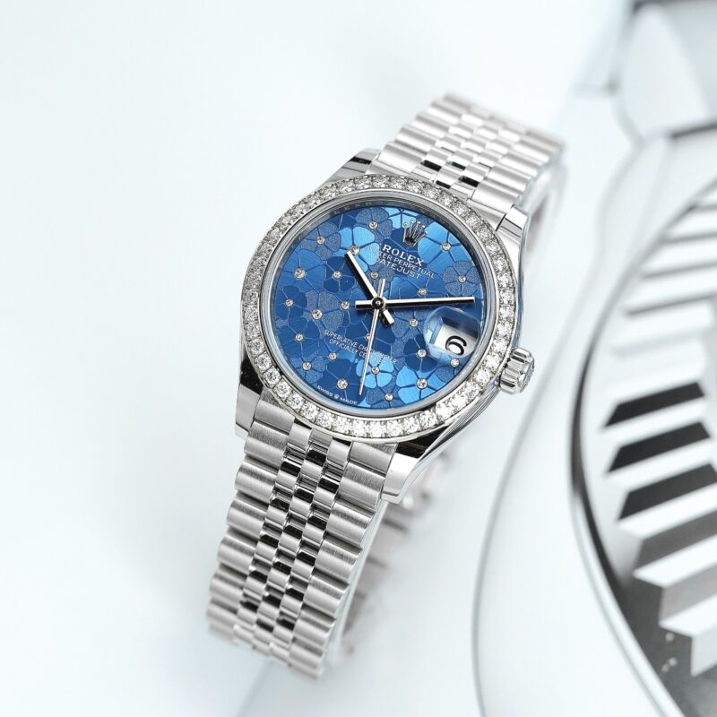 Đồng Hồ Rolex Datejust 31 278384RBR-0040 Blue Floral Cũ