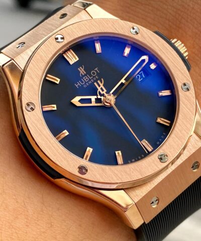 Đồng Hồ Hublot Classic Fusion King Gold Black 542.OX.1181.RX Cũ