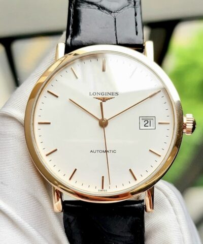 Đồng Hồ Longines Elegant Automatic L4.787.8.11.0 vàng hồng 18k Cũ