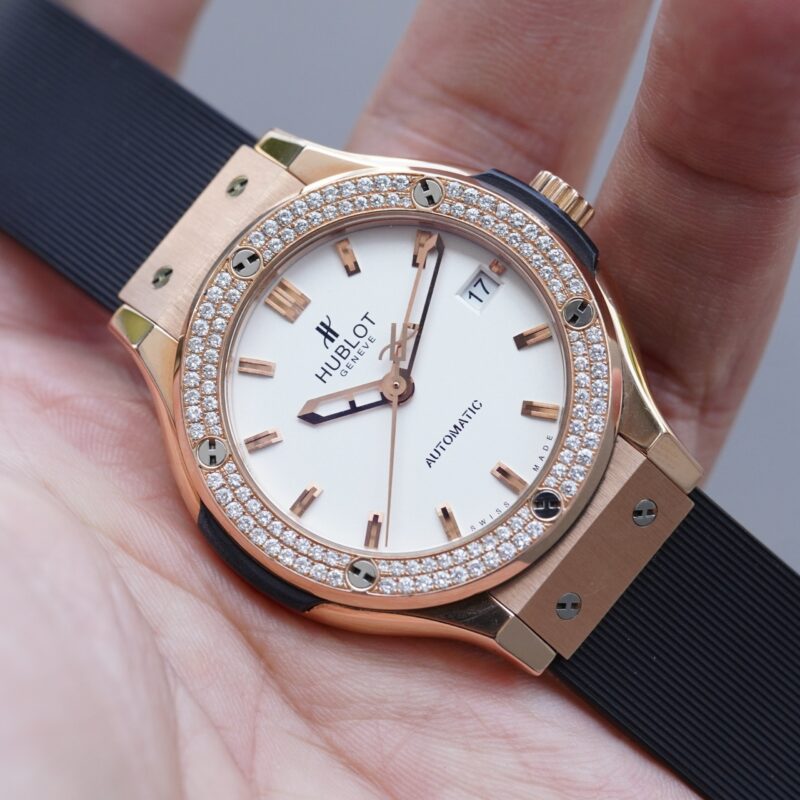 Đồng Hồ Hublot Classic Fusion 18k King Gold Diamond 38mm 565.OX.2610.LR Cũ