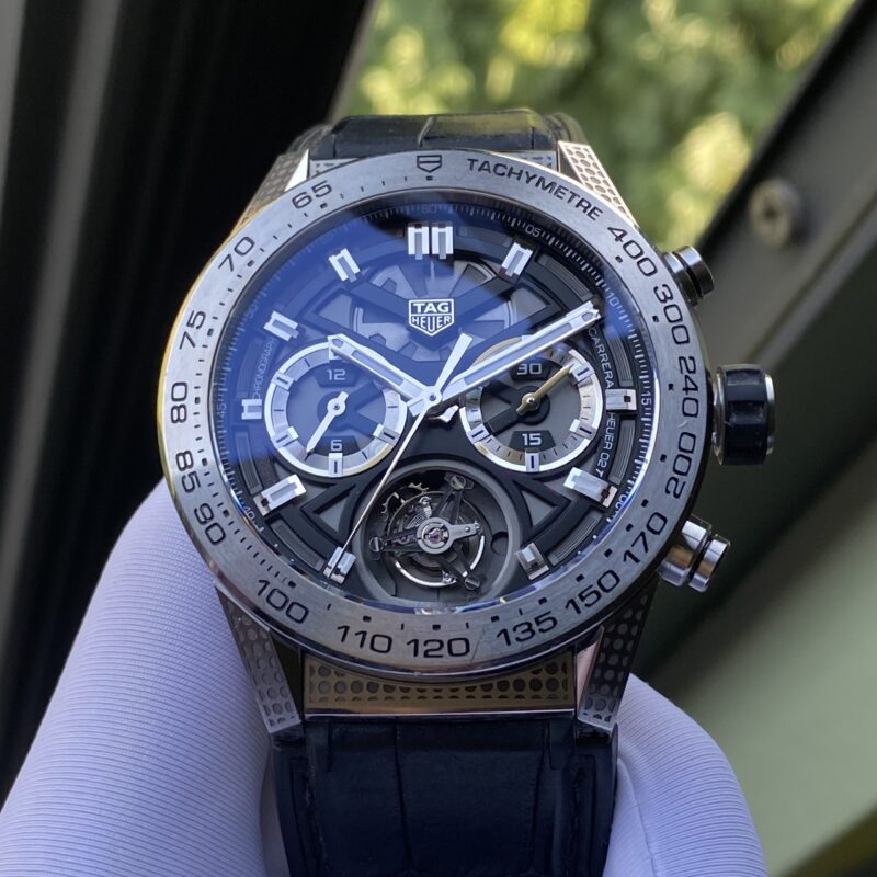 Đồng Hồ TAG Heuer - CAR5A8M.FT6166 Carrera Calibre Heuer 02T 45 Chronograph Tourbillon Sincere Cũ