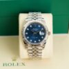 Đồng Hồ Rolex Datejust 126334 Mặt Số xanh Blue Cũ