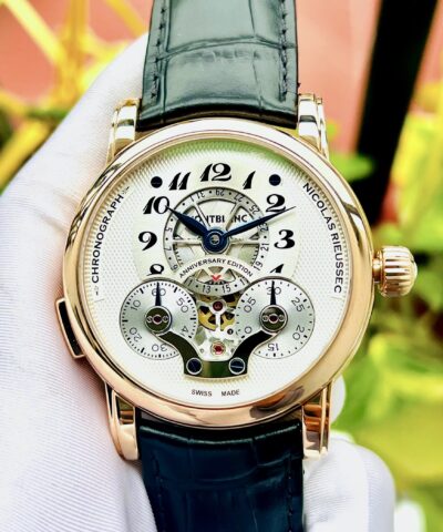 Đồng Hồ Montblanc Nicolas Rieussec Chronogrpah 18k 104705 Cũ