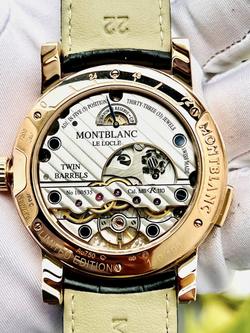 Đồng Hồ Montblanc Nicolas Rieussec Chronogrpah 18k 104705 Cũ