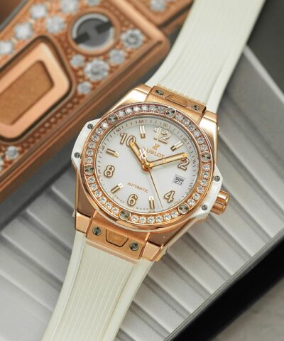 Đồng Hồ Hublot Big Bang One Click Lady 33mm 18k Rose Gold Cũ