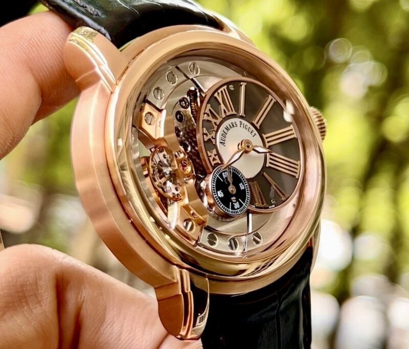 Đồng Hồ Audemars Piguet Millenary 4101 18K Rose Gold 15350OR.OO.D093CR.01 Cũ