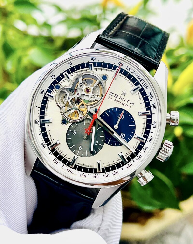 Đồng Hồ Zenith El Primero Chronomaster Chronograph Tri-color 42mm 03.2040.4061/69.C496 Cũ