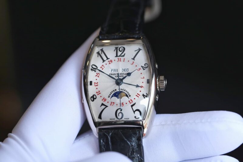 Đồng Hồ Franck Muller Curvex Master Calendar Moonphase 18k White Gold 2850 MC L Cũ