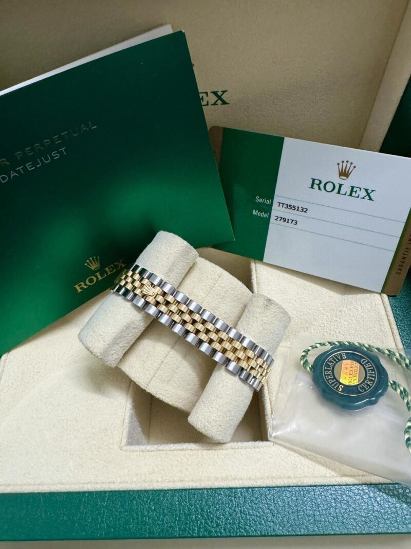 Đồng Hồ Rolex Datejust Lady 279173 Demi 18k Kim Sao Lấp Lánh Cũ