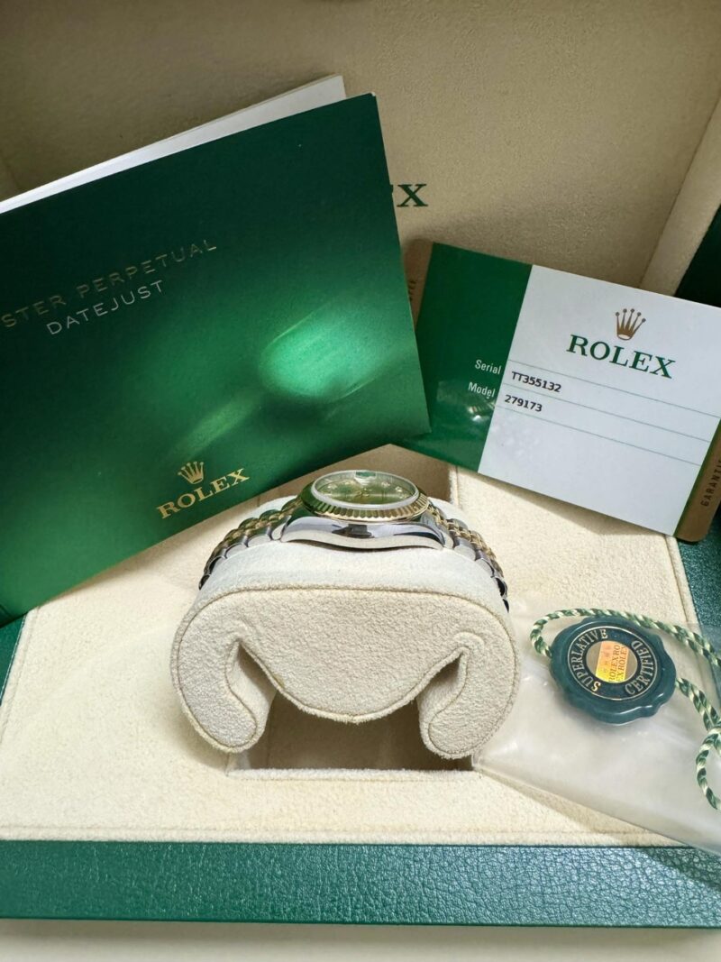 Đồng Hồ Rolex Datejust Lady 279173 Demi 18k Kim Sao Lấp Lánh Cũ