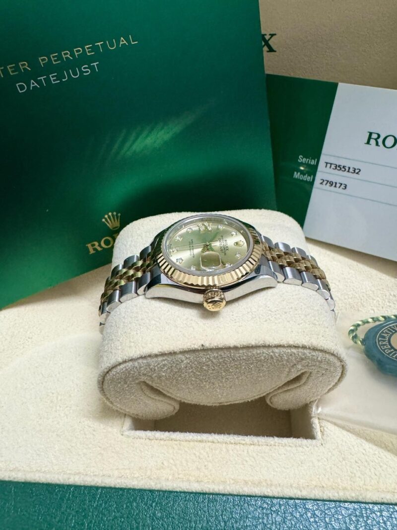 Đồng Hồ Rolex Datejust Lady 279173 Demi 18k Kim Sao Lấp Lánh Cũ